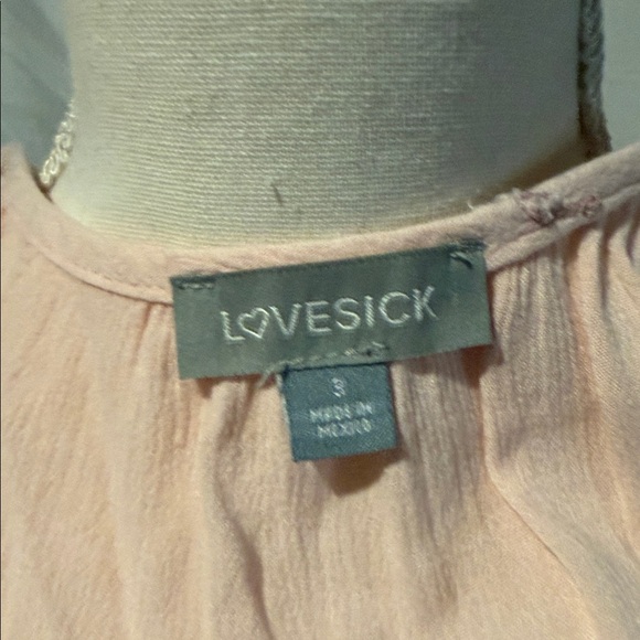 Women's Soft Pink Peasant Blouse - Picture 5 of 5